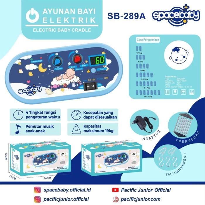 MESIN AYUNAN BAYI OTOMATIS ADA MUSIK DAN TIMER//MESIN AYUNAN BAYI SPACEBABY SB-289A