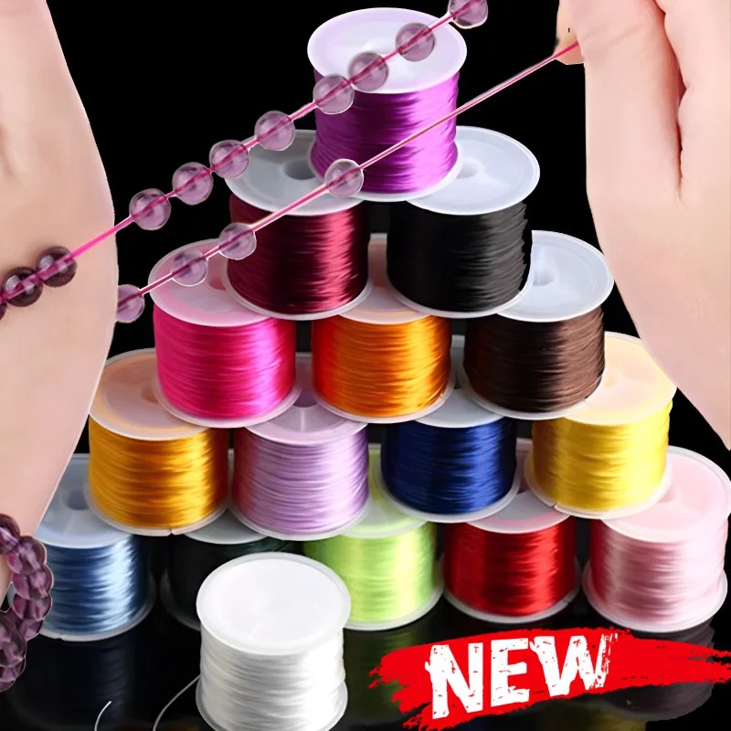 10M/Roll Strong Elastic Crystal Line Beading Cord String Wire Thread For Jewelry Making DIY Necklace