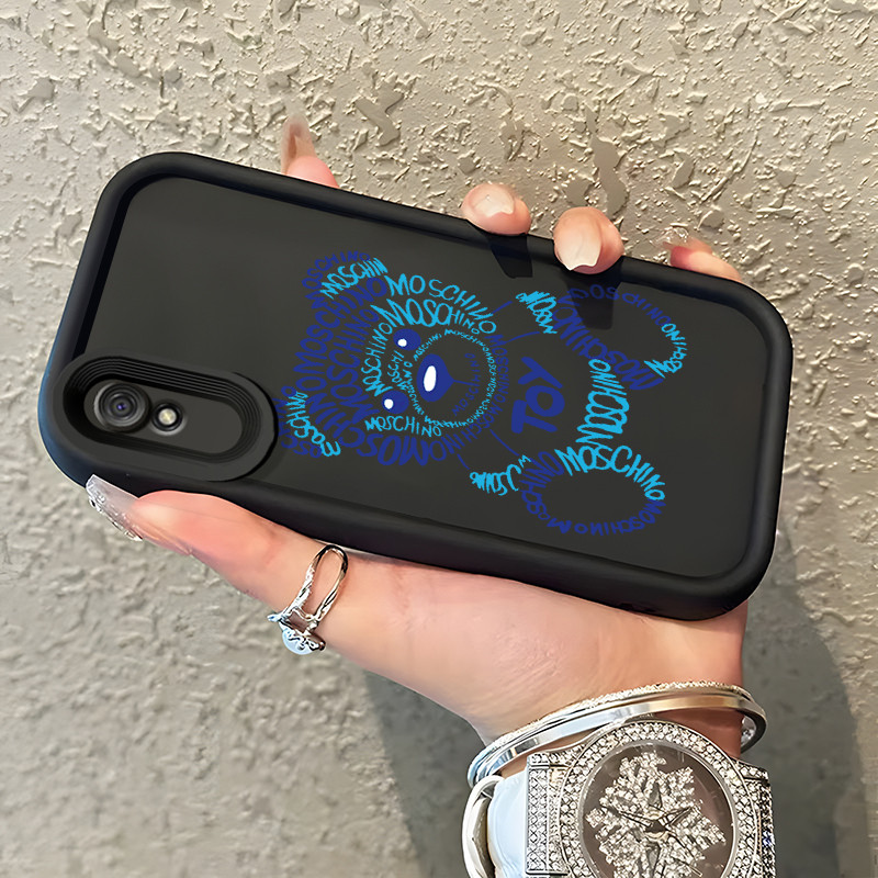 Casing Hp Untuk Xiaomi Redmi 9A Redmi 9i Redmi 9T Redmi 9 Power Case Beruang Jahit Kasing Anti Gunca