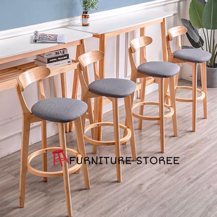 kursi cafe kayu kursi bar kursi minibar kursi barstool kursi kayu bangku cafe