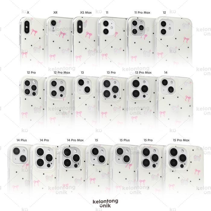 (COD) KELONTONG UNIK Cathy Cat Pink Coquette Case - Hardcase/ Casing HP for iPhone X XS XR XSMAX 11