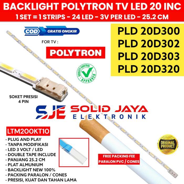Ready BACKLIGHT TV LED POLYTRON 2O INC PLD 20D300 20D302 20D303 20D302 LTM200KT10 PLD20D300