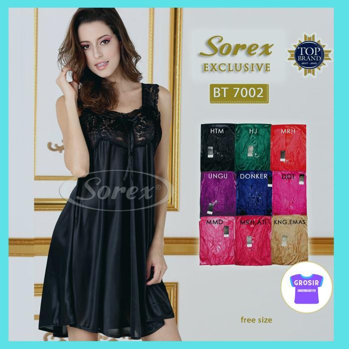 Baju tidur wanita lingerie Satin SOREX EXCLUSIVE BT 7002 ISI-1 PCS
