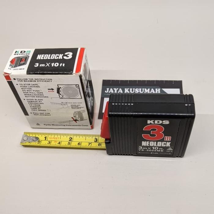 Meteran Kds 3 Meter Neolock Japan Measuring Tape Jepang