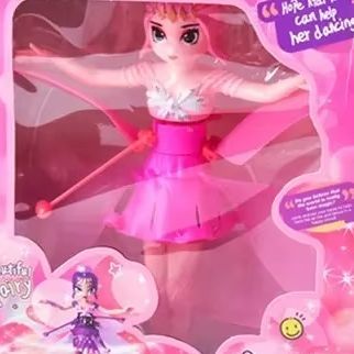 Feitian Fairy Dance Simulation Helicopter Gesture Induction Machine Rotating Flying Toys, Glowing