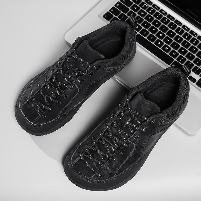 YRZL Winter Boots Men Waterproof Anti Slip Outdoor Hiking Shoes Comfortable Durable Winter Boots for