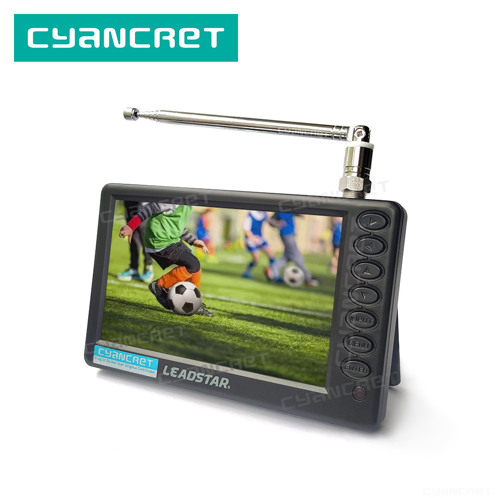 LEADSTAR Pocket TV D5 5 Inch DVB-T2 ATSC ISDB-T TDT Digital and Analog Mini Small Car Television Por