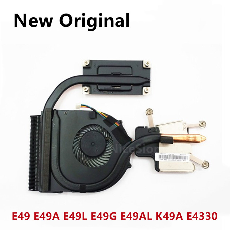 New Original For Laptop Lenovo E49A E49L E49 K49A E49G E49AL E4330 CPU Cooling Fan Heatsink Radiator