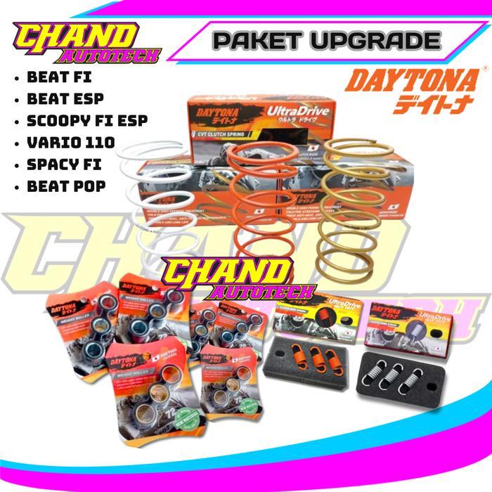 PAKET UPGRADE CVT DAYTONA BEAT FI BEAT POP VARIO 110 PAKET KIRIAN DAYTONA PAKET CVT DAYTONA