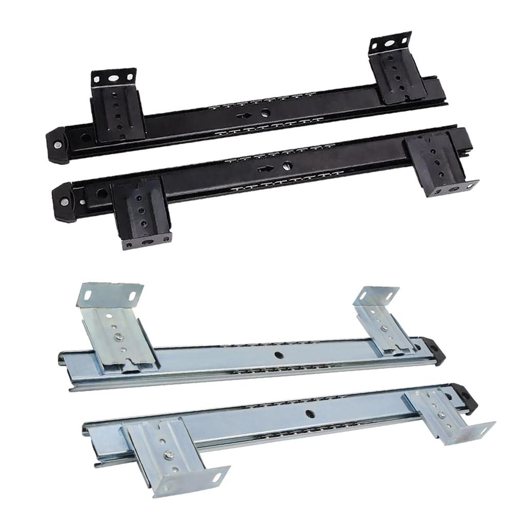 Rails Rack Set Slides Hardware Multipurpose Home Adjustable Office Ball Bearing Heavy Duty Furniture