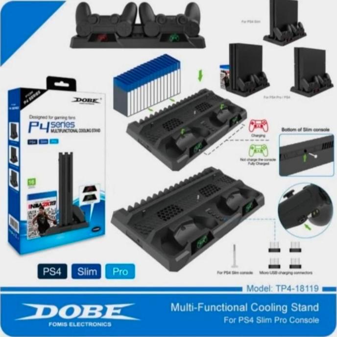 DOBE PS4 MULTIFUNCTION COOLING STAND PS4 TP4 18119