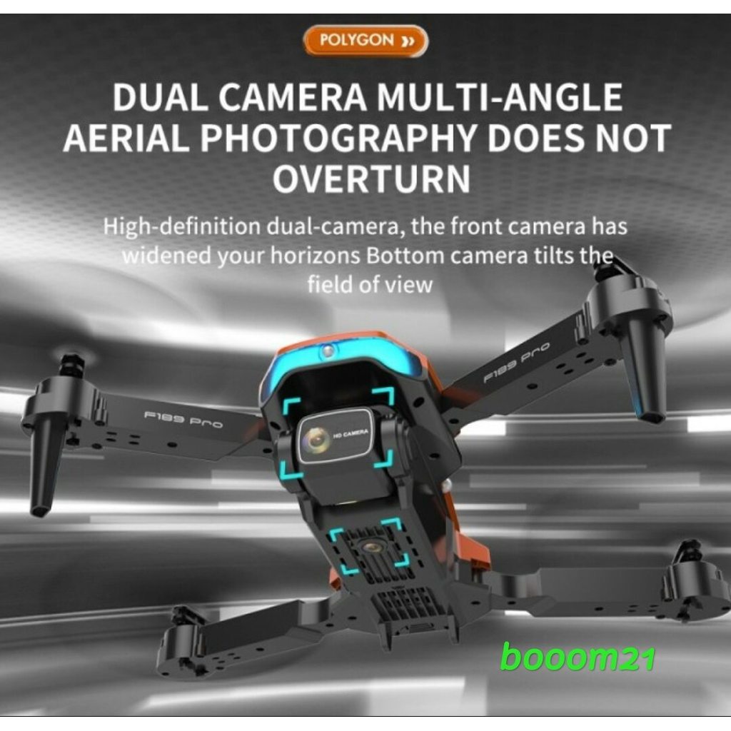 DRONE ZFR F189 PRO 4K HD Profesional Kamera ESC WIFI FPV Lipat Ori / drone profesional WiFi FPV / dr