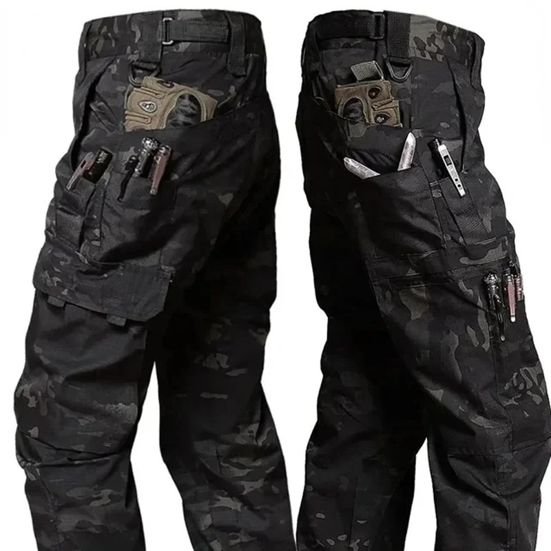 2025 Tactical Pants Men Waterproof Waterproof pants men Combat Trousers Outdoor Multi-pocket