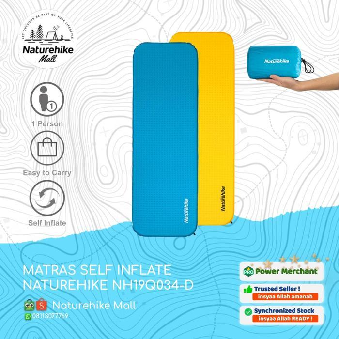 MATRAS SELF INFLATE KOTAK NATUREHIKE NH19Q034-D SLEEPING PAD CAMPING