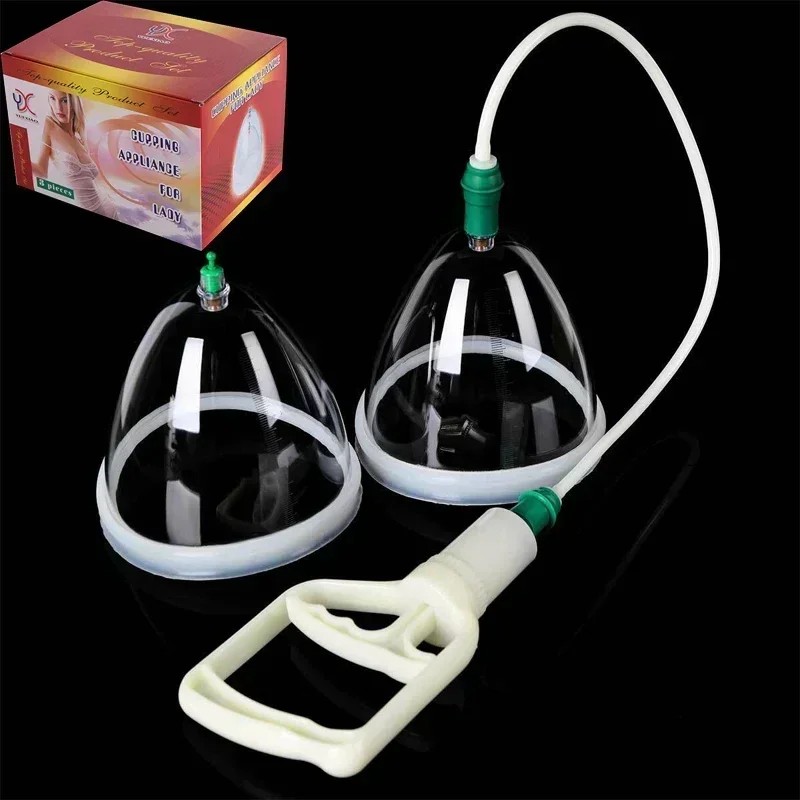 Breast & Buttocks Enlargement Massager Pump Suction Machine Vacuum Therapy Butt Enhancement Massage