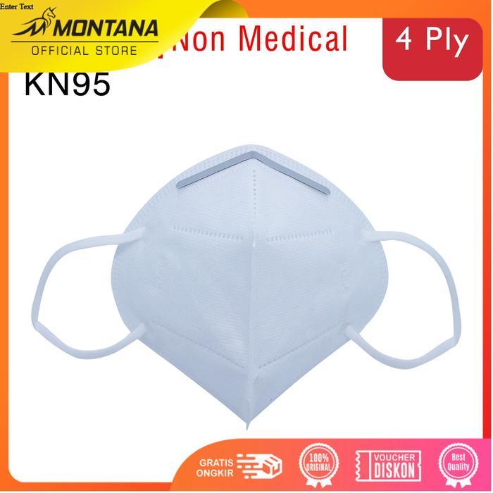 MONTANA Masker KN95 4 Ply 1 Pcs Non Medical Protective Mask