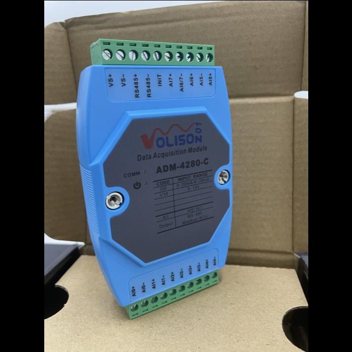 Modbus Rtu Rs485 - Voltage 0-10 Volt To Modbus Rtu Rs485 Adm-4280-V10