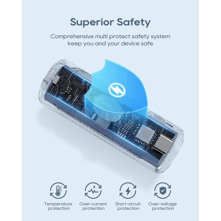 Kuulaa Kl-Yd47 4500Mah Pocket Power Bank For Iphone