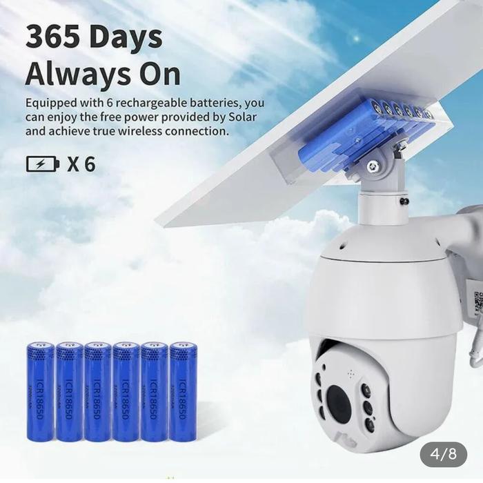 CCTV WIFI cell solar Kamera Panel Surya outdoor