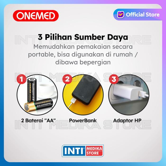 Onemed - Nebulizer Portable M102 Mesh Nebulizer Alat Terapi Uap Obat