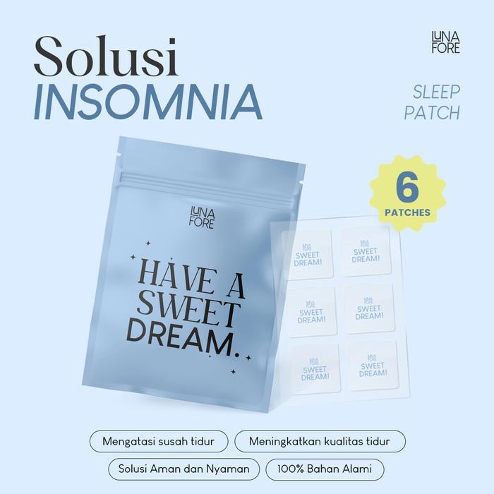 Terlaris Sleep Patch - Lunafore - Stickers 6 patch - Bantu Tidur SALE