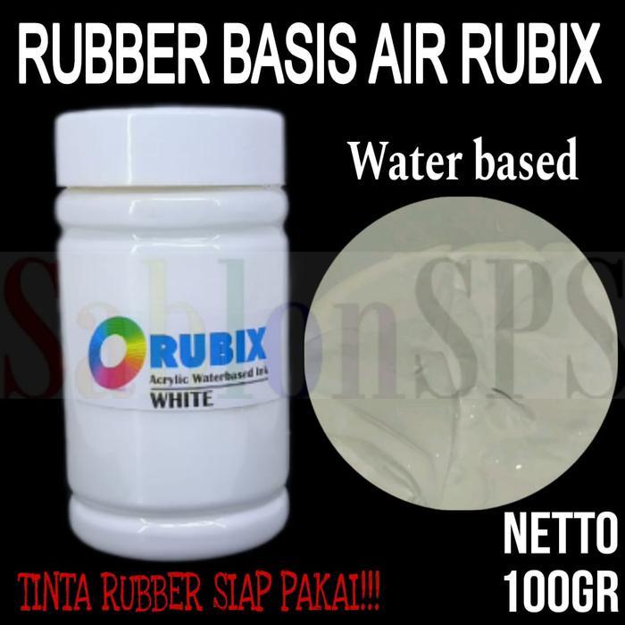 CAT SABLON RUBBER GL PASTA CAT AKRILIK WARNA PUTIH 100GR