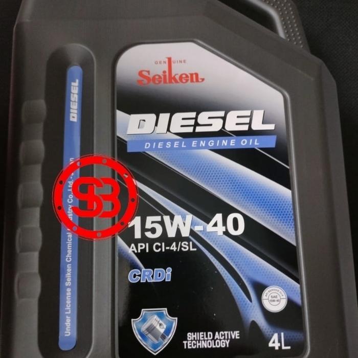 OLI MESIN SEIKEN DIESEL 15W-40 KEMASAN 4 LITER