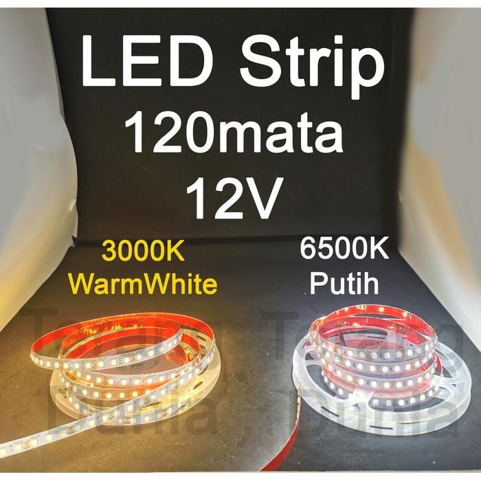 LED STRIP 2835 12V 120MATA STRIPLIGHT 12V 120MATA LAMPU SELANG 12V LEDSTRIP DC 12V LAMPU PITA 12V DC