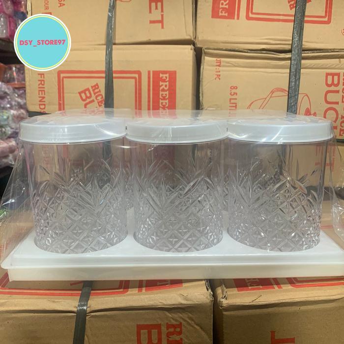 TOPLES DRAT KACA 6PCS / TOPLES CLOVER M / TOPLES KUE LEBARAN