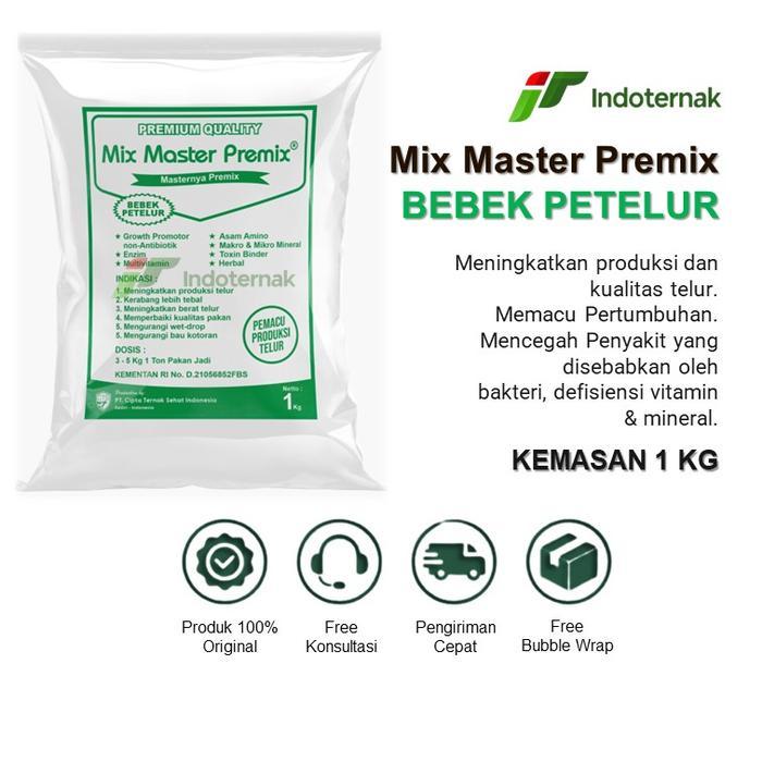 MIX MASTER PREMIX BEBEK PETELUR - Suplemen Pakan Untuk Bebek Petelur