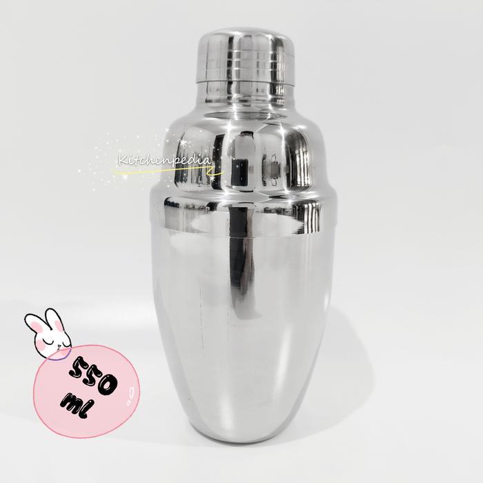 Cocktail Shaker Stainless / Shaker cocktail / Shaker Minuman (550 ml)