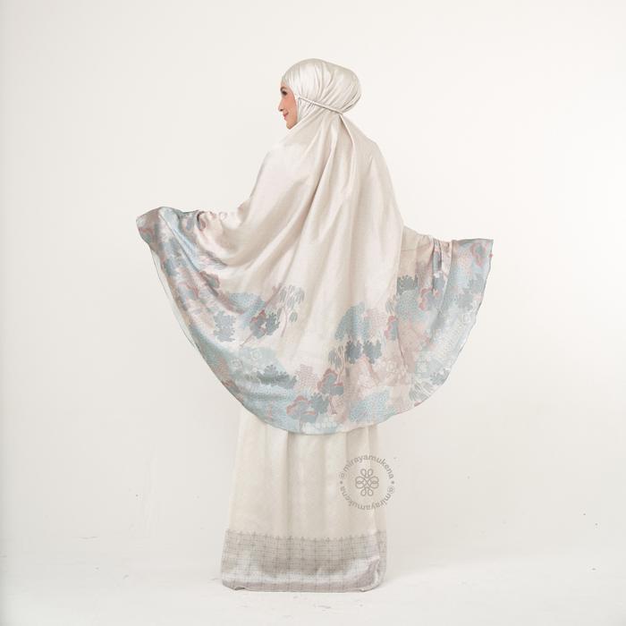 Mukena Travel Printing Miraya Jardin Moon