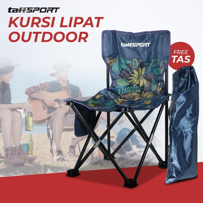 Kursi Lipat Taffsport Kursi Mancing Piknik Camping Foldable Kuat