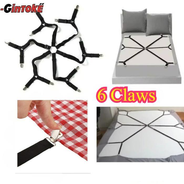 Pengait Sprei Kasur/Pengait Sudut Sprei/Penjepit Sprei Kasur/Jepitan Sprei/Anti Geser Sprei Penjepit