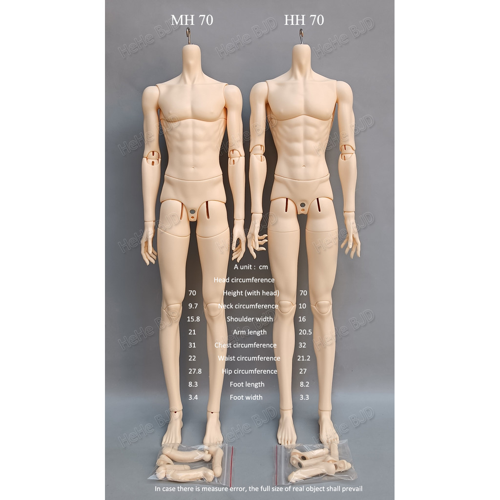Hehe Bjd 1/3 Bjd Male Body (Just Body Only, Without Head ) 2
