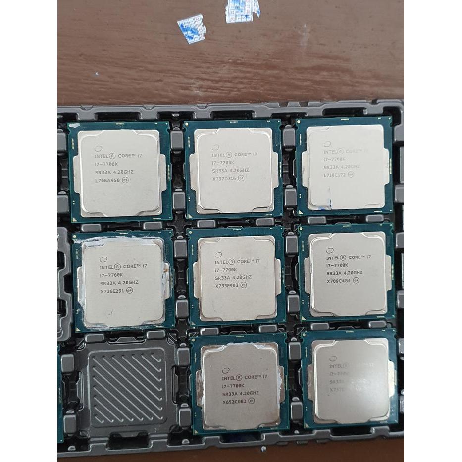 Intel Core i7 7700K up to 4.50GHz - Processor Prosesor CPU i7 7700 K - PGN