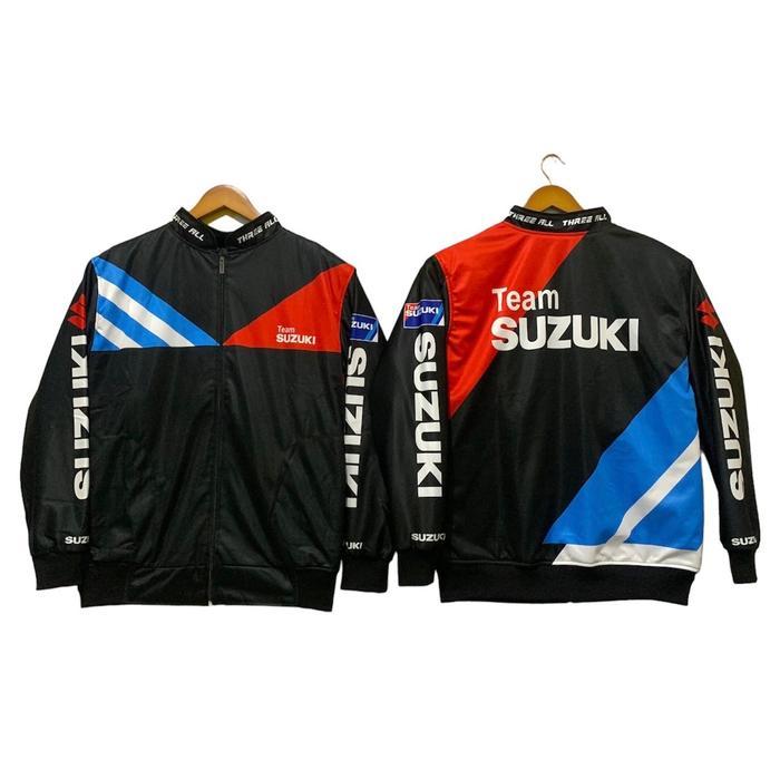 Sale Terlaris [ Big Sale ] Jaket Team Suzuki Motor Jaket Nascar Vintage Jaket Racing Team Suzuki