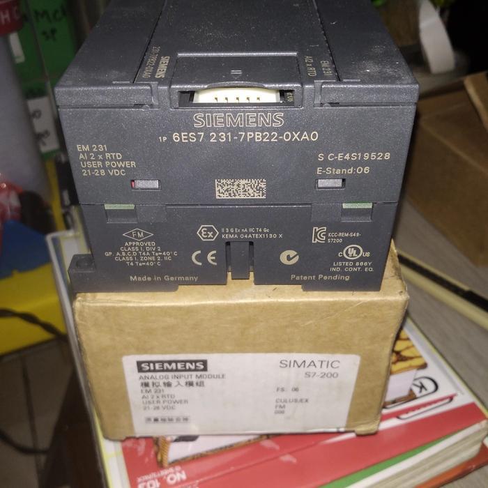Siemens 6Es7 231 7Pb22 0Xa0 Em 231 Simatic S7-200 Analog Input Module
