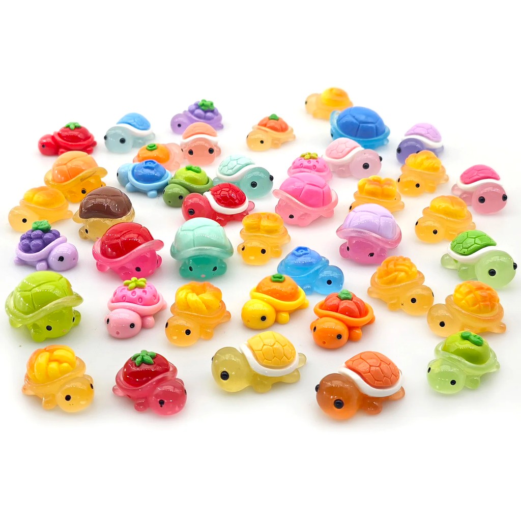 50/30Pcs Cute Ocean Resin Animals Tiny Sea Animals Figurines Marine Ature Aquarium Ornaments Home