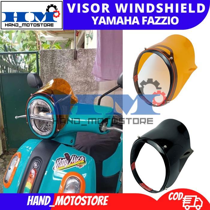 Best Seller [Cod] Visor Windshield Fazzio / Cover Windshield Fazzio /Topi Headlamp Original