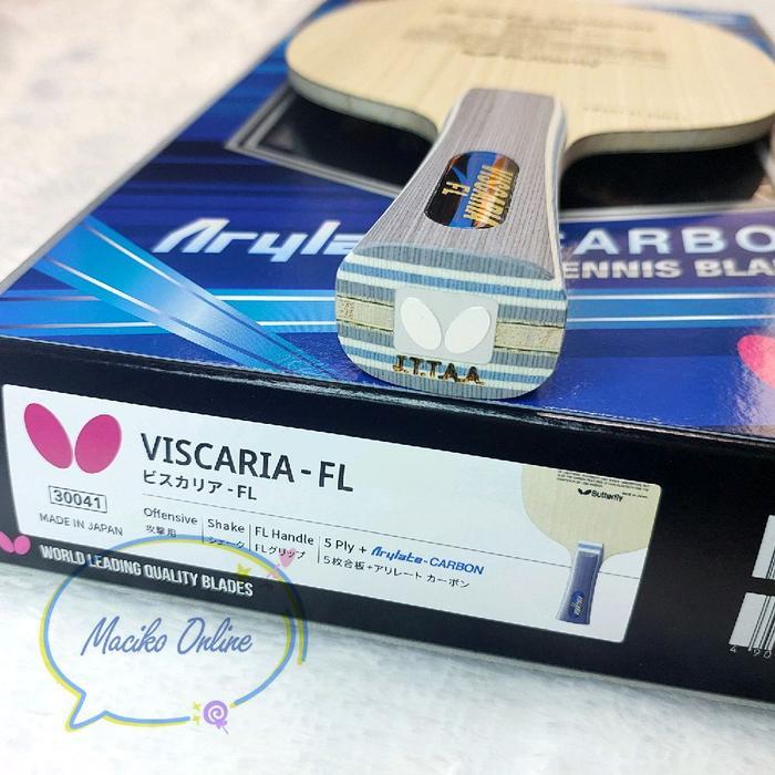 Kayu Bet Pingpong Butterfly Viscaria FL ORIGINAL