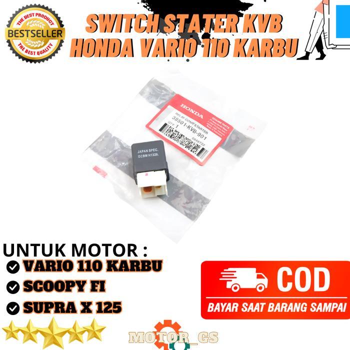 Switch Stater Kvb Motor Honda Vario 110 Karbu Bendik Stater