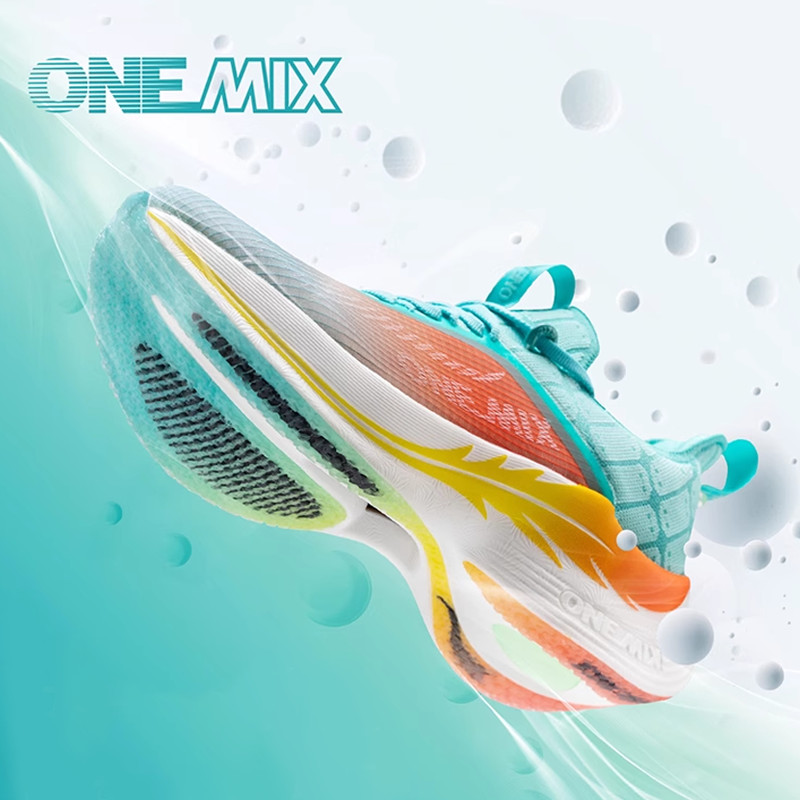 Onemix Carbon Plate Marathon Running Racing Shoes Professional Stable Support Shock-Relief