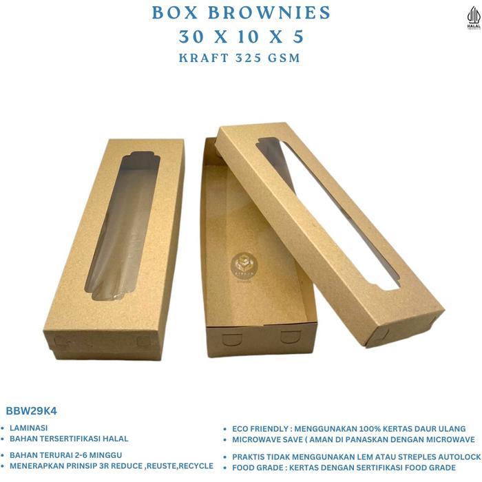 New Box Brownies 30x10 Dus Brownies 30X10X5 (BBW29K4)