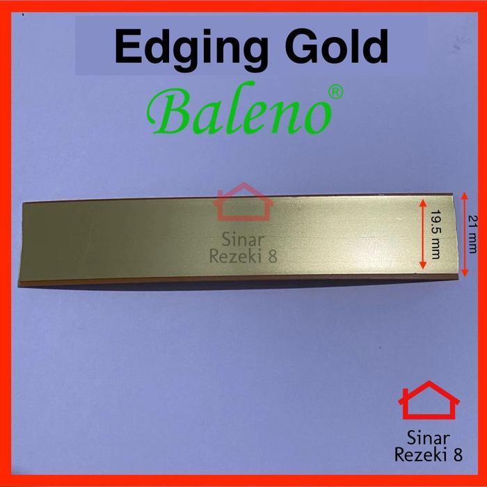 Edging HPL 188.12 / GOLD Emas Pinggiran Meja Kayu Woodgrain taco PVC