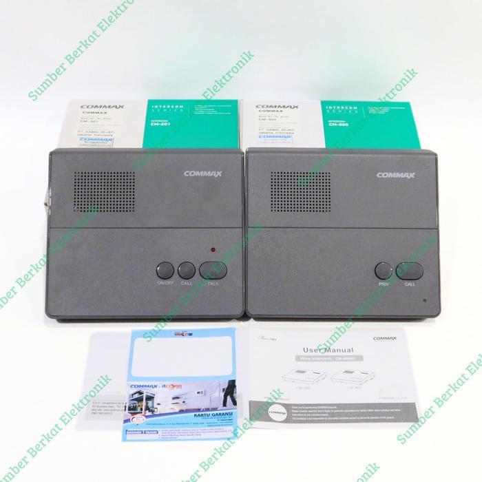 INTERCOM COMMAX CM801+CM800 (SEPASANG) INTERCOM KABEL COMMAX