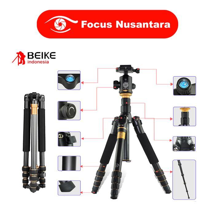 BEIKE TRIPOD Q999C KAMERA BEIKE Q 999 C - TRIPOD MONOPOD KAMERA GARANSI RESMI