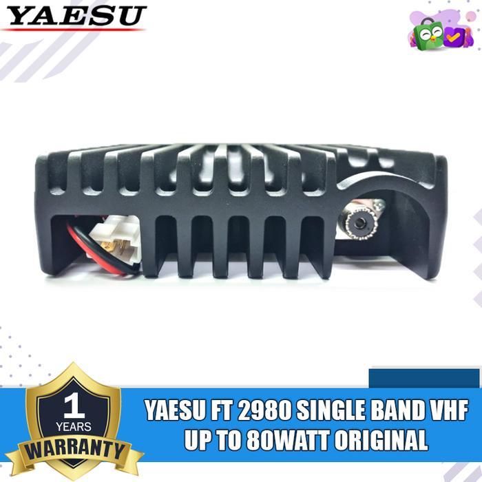 YAESU FT 2980 VHF 80 WATT FT2980 FT-2980 RADIO RIG YAESU FT 2980 UP TO 80W ORIGINAL GARANSI