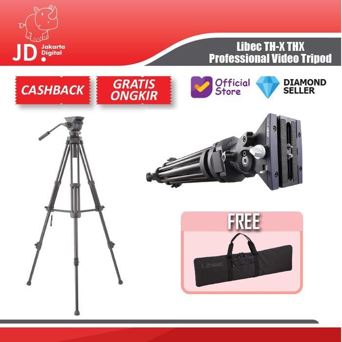 Libec Th-X Thx Professional Video Tripod Kamera