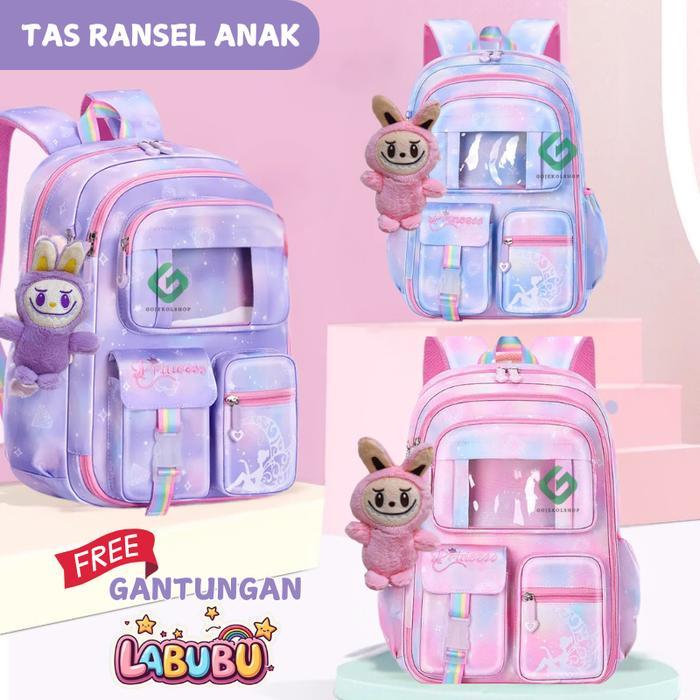 Tas sekolah anak perempuan sd smp anti air Fashion